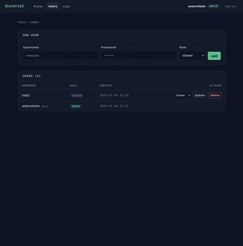 Screenshot 2026-03-06 at 14-56-11 Users — DietDroid