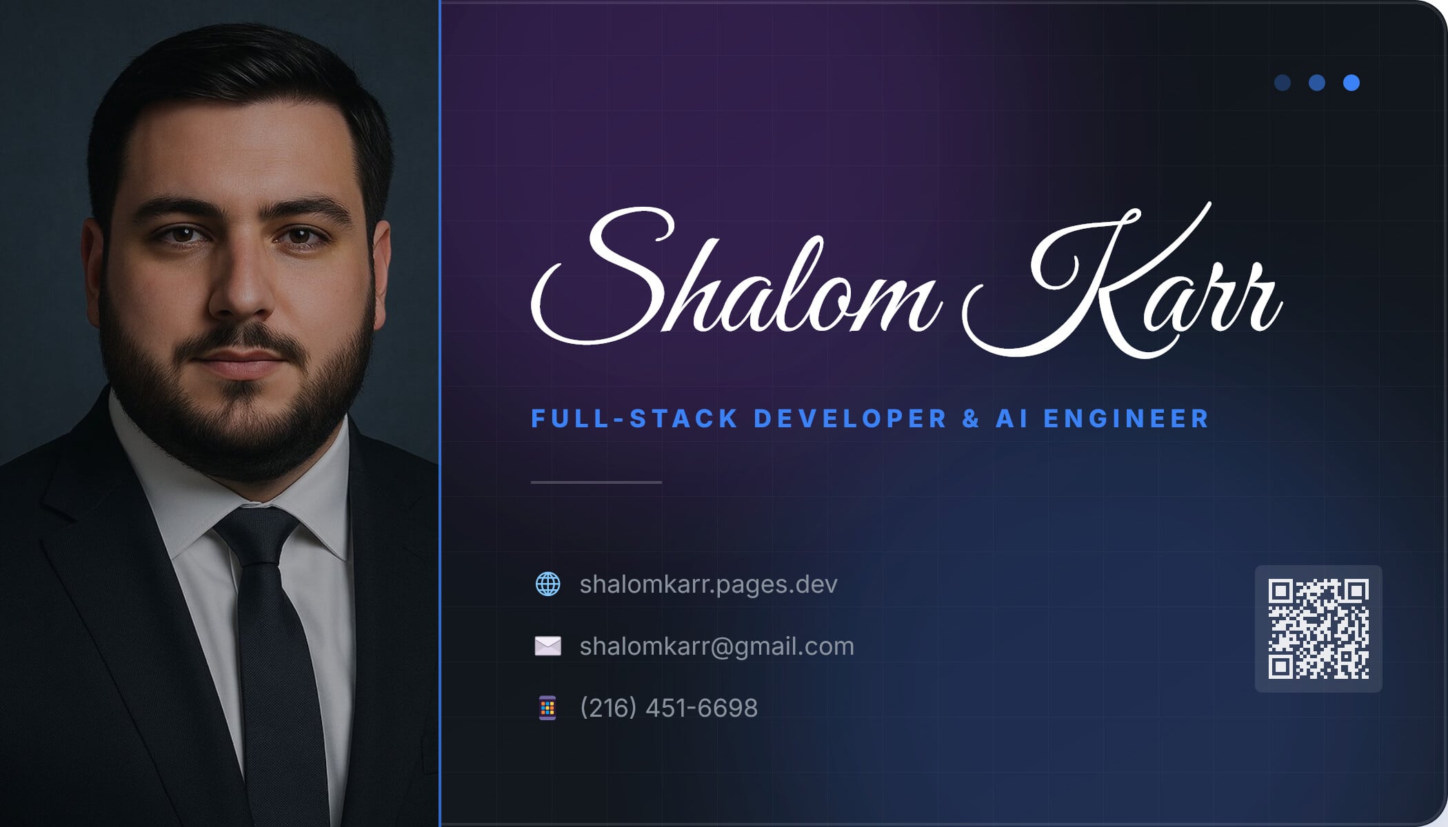 Full‑stack developer & AI Engineer